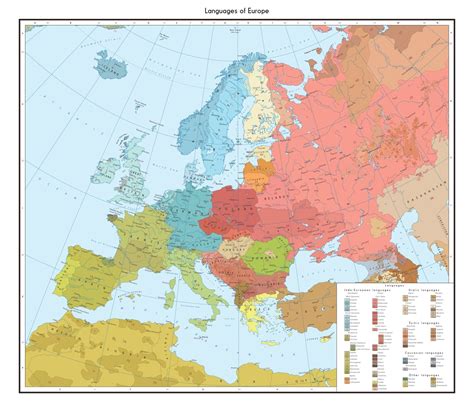 Languages Of Europe Vivid Maps