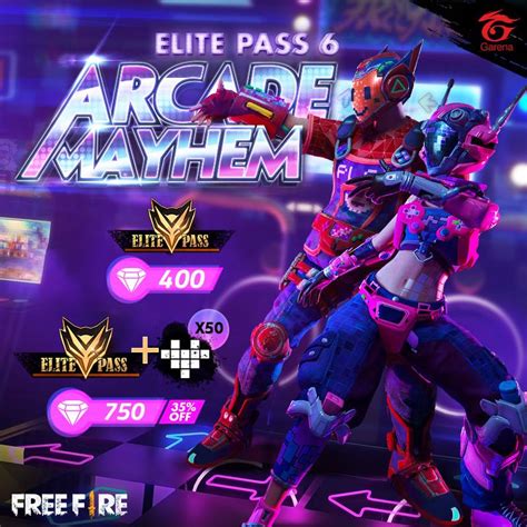 Garena free fire offers elite pass and elite bundle every season and the players can complete various missions to unlock these exclusive rewards. The Fire Pass Season 6 Arcade Mayhem is... - Garena Free ...