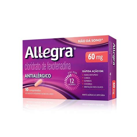 Allegra 60mg 10 Comprimidos