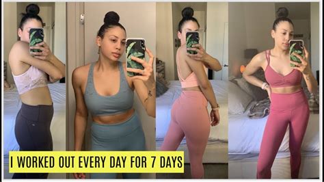 I Worked Out Every Day For A Week Shocking Results Youtube