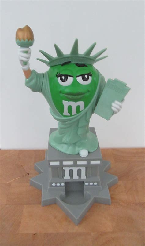 Green M And Ms Lady Liberty Lady Liberty Mario Characters Green Mandms