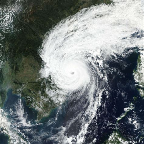 A typhoon is a mature tropical cyclone that develops between 180° and 100°e in the northern hemisphere. Typhoon Vamco (Ulysses) 2020 | Zoom Earth