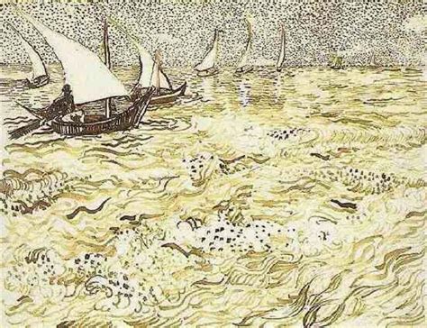 A Fishing Boat At Sea 1888 Vincent Van Gogh