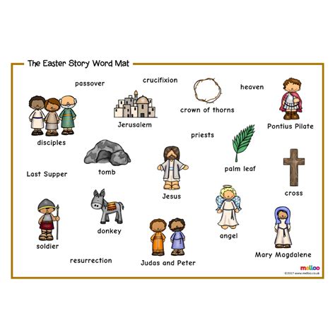 Smiling and shining in second grade: The Easter Story Word Mat | Special Days | EYFS, KS1, KS2 ...