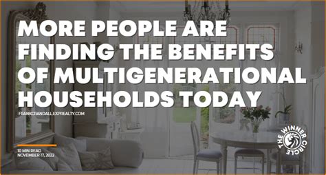More People Are Finding The Benefits Of Multigenerational Households Today