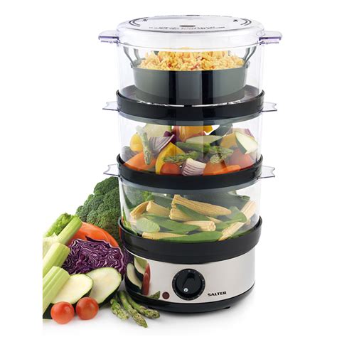 Free shipping on prime eligible orders. Salter 3 Tier Food Steamer | Home | Cooking - B&M