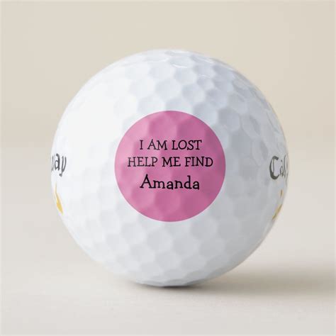 Funny Golf Balls For Ladies With Humorous Golf Saying Designed For Your Neighborhood Golf Fan