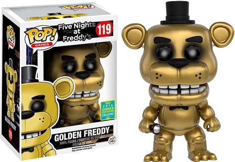 Funko Five Nights At Freddys Funko Pop Games Golden Freddy Exclusive