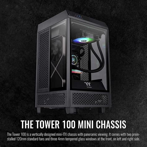 Thermaltake Tower 100 Mini Chassis Tower Review 2022 Tech The Bite
