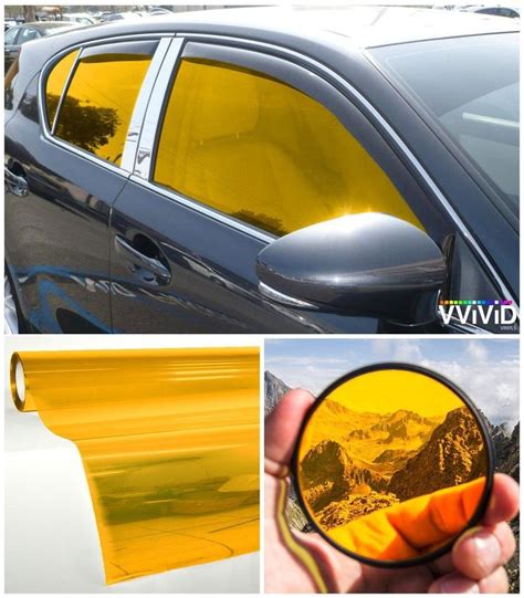 Vvivid Yellow Transparent Window Tint Tinted Windows Tints Window