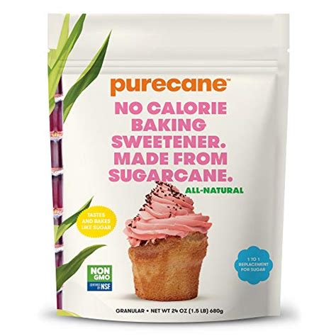 Purecane Sugar Substitute Baking Sweetener Zero Calorie Made From