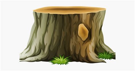 Trunk Clipart Animated Tree - Transparent Background Tree Stump Clipart