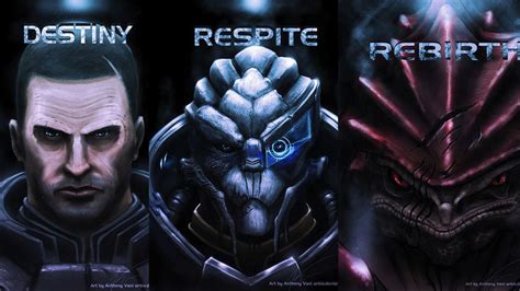 Mass Effect Portrait Art Is As Menacing As It Is Beautiful