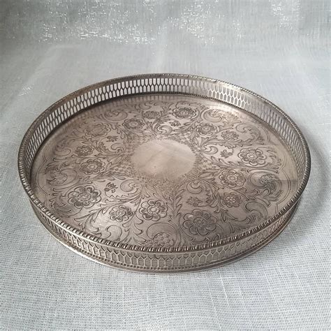 Vintage Alpha Plate Silver Viners Of Sheffield Cutlers Company Etsy