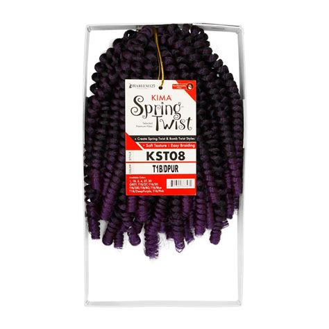 multi pack deals harlem125 synthetic hair braids kima spring twist 8 1 pack grey
