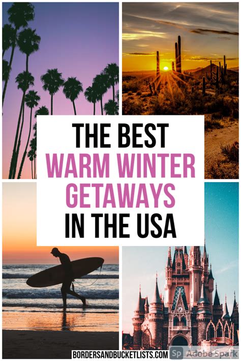 12 Best Warm Winter Vacations In The Usa Borders And Bucket Lists