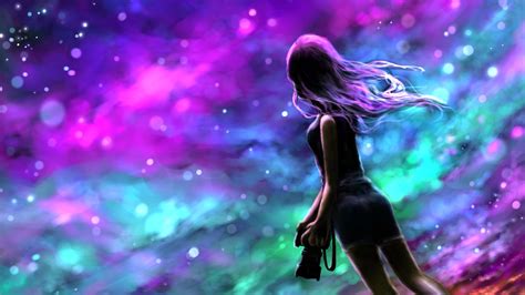 Find and download backgrounds for girls on hipwallpaper. Download wallpaper 1920x1080 girl, night, art ...