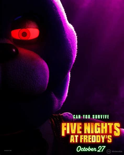 Estos posters de FNAF La Película son ideales como fondo para tu móvil