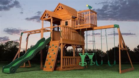 Top 7 Wooden Swing Sets And Playsets Of 2018 Most Greatest And Popular