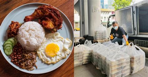 The dish is considered the national dish and a national as a more substantial meal, nasi lemak can also come with a variety of other accompaniments such as chicken, cuttlefish, cockles, stir fried water. The Coconut Club donating 1,000 packs of nasi lemak every ...