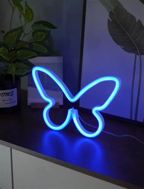 Butterfly Neon Light Etsy