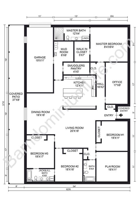 The Absolute Best 5 Bedroom Barndominium Floor Plans Barndominium