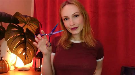Asmr Haircut Roleplay ️ Soft Spoken Shampoo Scissors Personal Attention Up Close Youtube