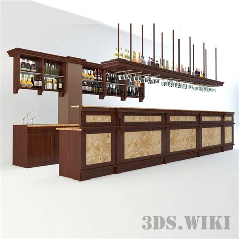 Bar Counter Download The 3d Model 6426
