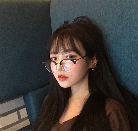 ੈ‧₊˚ulzzang Girls 〄 Genhw Asian Glasses Bangs And Glasses