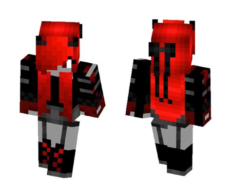 Download Devil Girl Red Minecraft Skin For Free