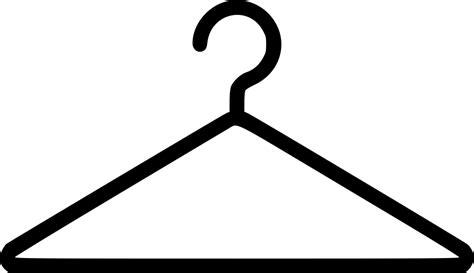 Hanger Svg Png Icon Free Download - Clothes Hanger Clipart - Full Size png image