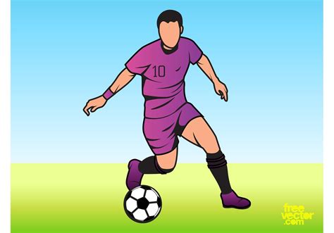 Man Playing Football - Download Free Vector Art, Stock ...