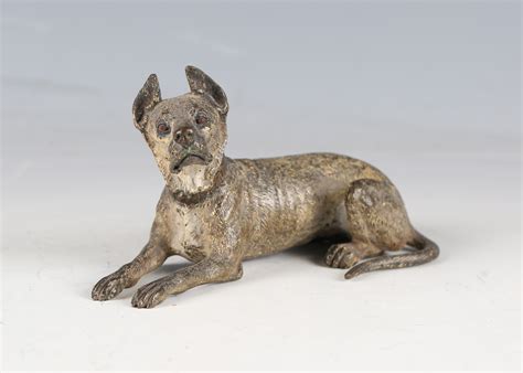 A Late Th Early Th Century Austrian Cold Painted Bronze Model Of A