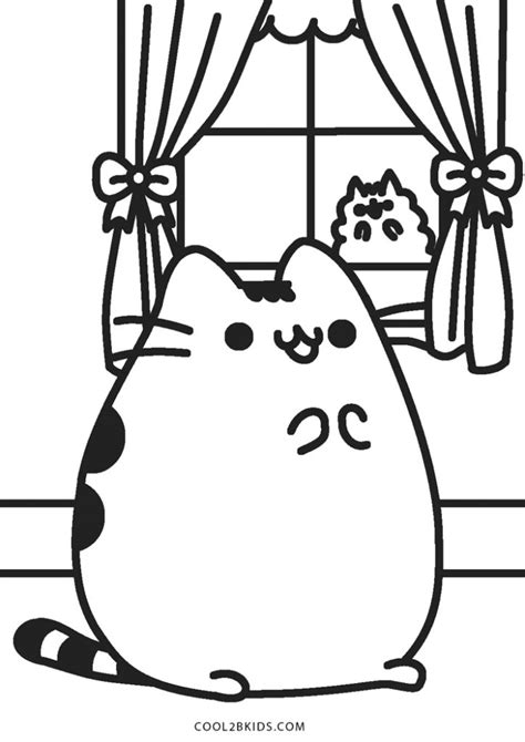 Dibujos De Pusheen Para Colorear Páginas Para Imprimir Gratis