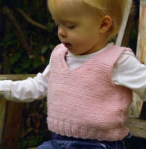 Easy Knitting Pattern Baby Vest Baby Body Warmer Baby Etsy Australia