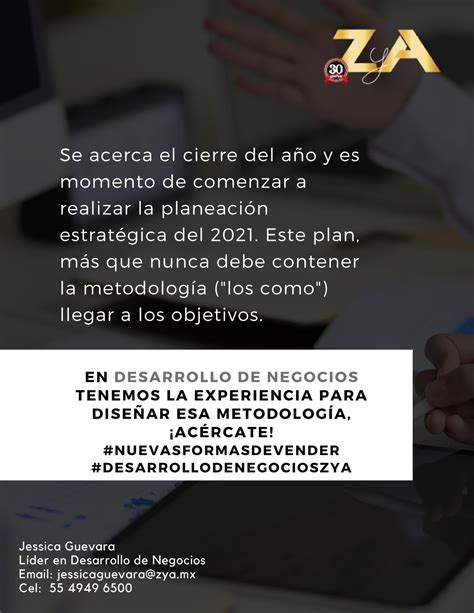 ¿ya Tienes Listo El Plan Zepeda Y Asociados Consultores