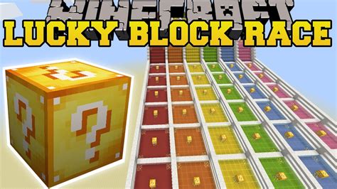 Minecraft Insane Lucky Block Race Lucky Block Mod Modded Mini Game Youtube