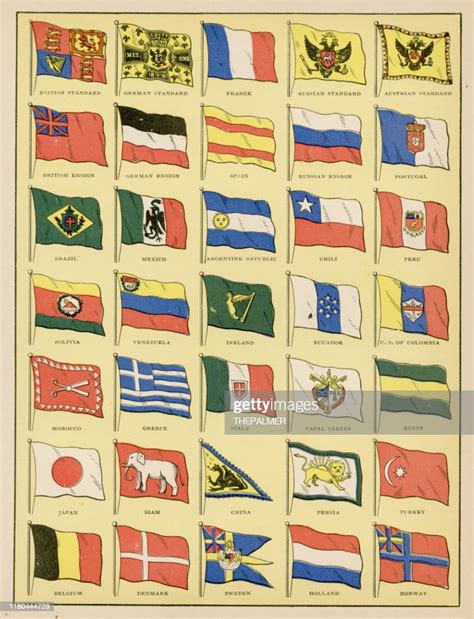 World Flags Illustration 1886 High Res Vector Graphic Getty Images