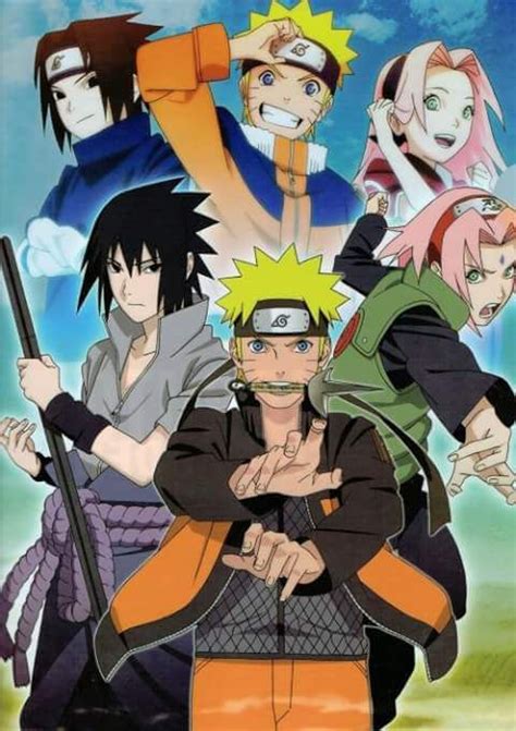 Naruto Sasuke And Sakura Team 7 Personajes De Naruto Shippuden