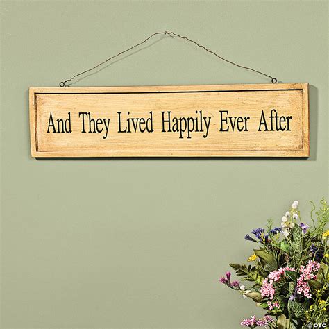 And They Lived Happily Ever After Sign Discontinued