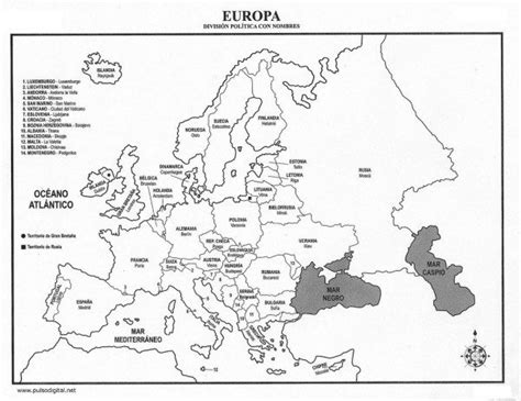 Mapas De Europa Para Descargar Y Colorear Colorear Imágenes