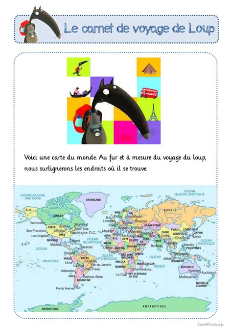 Le Loup Qui Voulait Faire Le Tour Du Monde Maternelle Exploitation