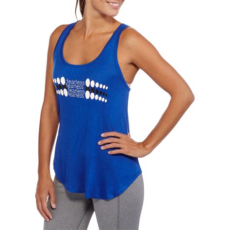 Womens Fearless Graphic Workout Tank Top
