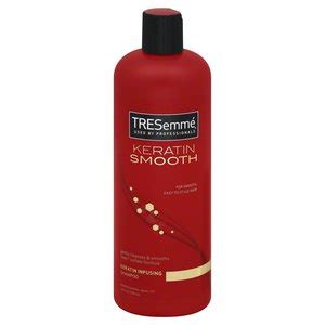 Tresemme keratin smooth, with keratin and marula oil , gives you up to 72 hours of frizz control and 5 smoothing benefits in 1. TRESemme Keratin Smooth Keratin Infusing Shampoo Reviews ...