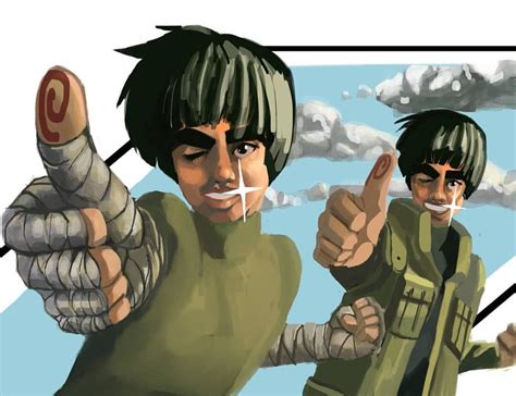 Alimagines — Guy Sensei And Rock Lee Fanart These Two Inspire