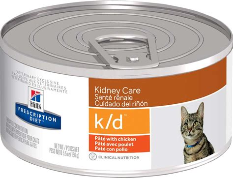 Formulated with clinically proven antioxidants, lean proteins and enhanced omega 3s. Hill's Prescription Diet k/d Kidney Care Chicken Canned ...