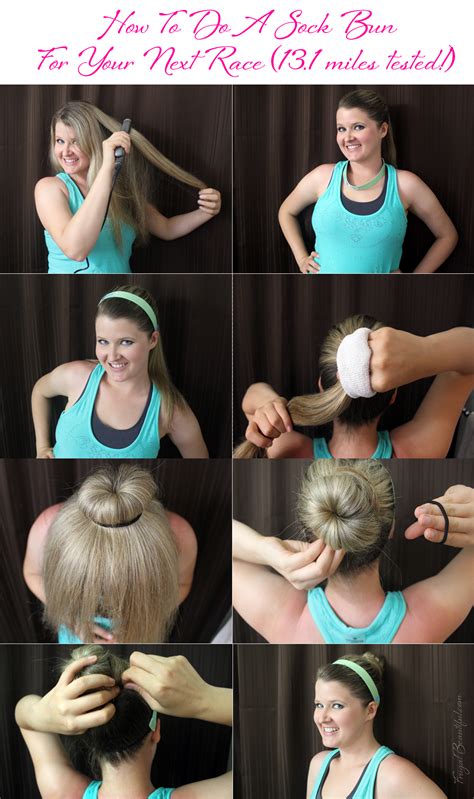 We love this vintage wedding hairstyle because it's so unique. How To Do A Sock Bun For A Run That Will Survive A Half ...