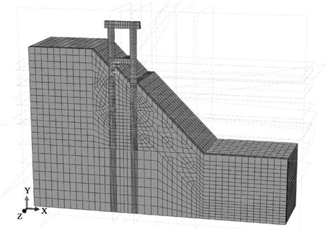 Three Dimensional Finite Element Meshing Of Pile Foundation Of Rock