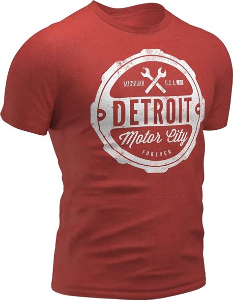 Detroit Shirts For Men By Detroit Rebels T Shirt Brand Motor City D