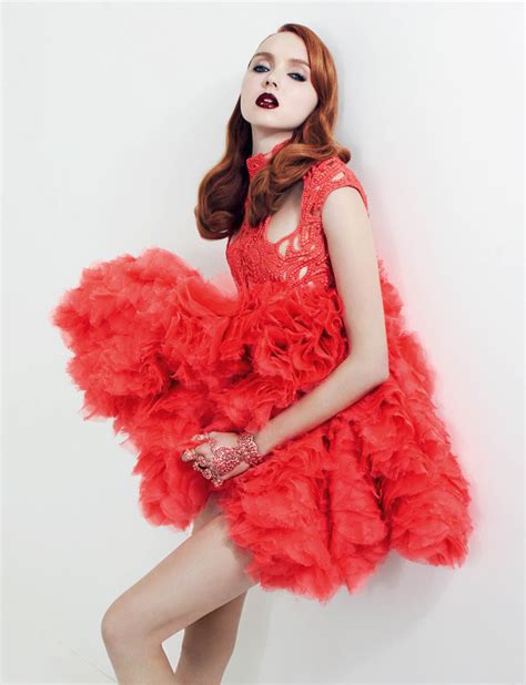 Lily cole by alex prager for us vogue march 2013 i'm sick and feel like lily cole in this editorial (which nothingpersonaluk: Photo of the Day | Lily Cole for Vogue Russia January 2012 ...